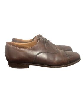 Peal & Co for Brooks Brothers Brown Leather Oxford Dress Shoes Size 10.5 D